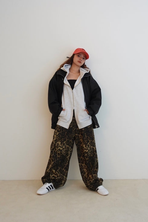 【追加予約!1月中旬~下旬発送予定】レオパードボリュームパンツ